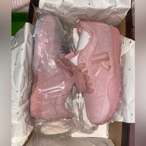 Kate Spade Pink Suede Runner Sneakers